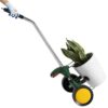 VEVOR Garten Topftransporter, robuster Topftransportwagen mit verstellbarem Greifarm, max. 65 kg Tragkraft