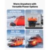 VEVOR Dieselheizung Lufterhitzer 5-8KW DC 12 V/24 V tragbare Standheizung (All in One) mit Fernbedienung – Bild 5 VEVOR Dieselheizung Lufterhitzer 5-8KW DC 12 V/24 V tragbare Standheizung (All in One) mit Fernbedienung – Bild 5
