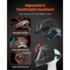 VEVOR Automatik Schweißhelm, 100,1 x 59,4 mm True Color, Solar Schweißermaske mit 4 Lichtbogensensoren – Bild 5