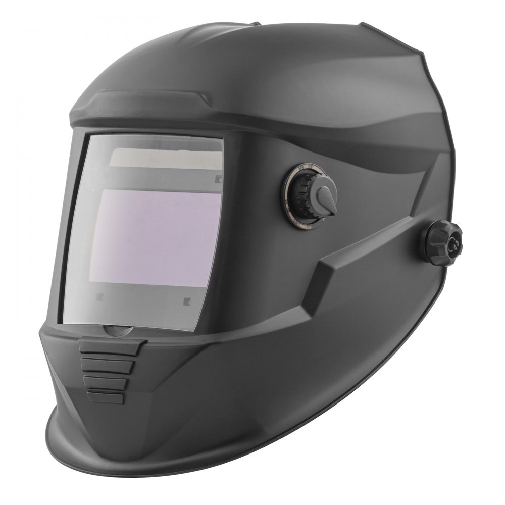 VEVOR Automatik Schweißhelm, 100,1 x 59,4 mm True Color, Solar Schweißermaske mit 4 Lichtbogensensoren