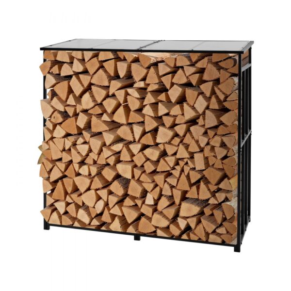VEVOR Metall Kaminholzregal, 1850x700x1800 mm Brennholzregal, max. Tragkraft 300 kg