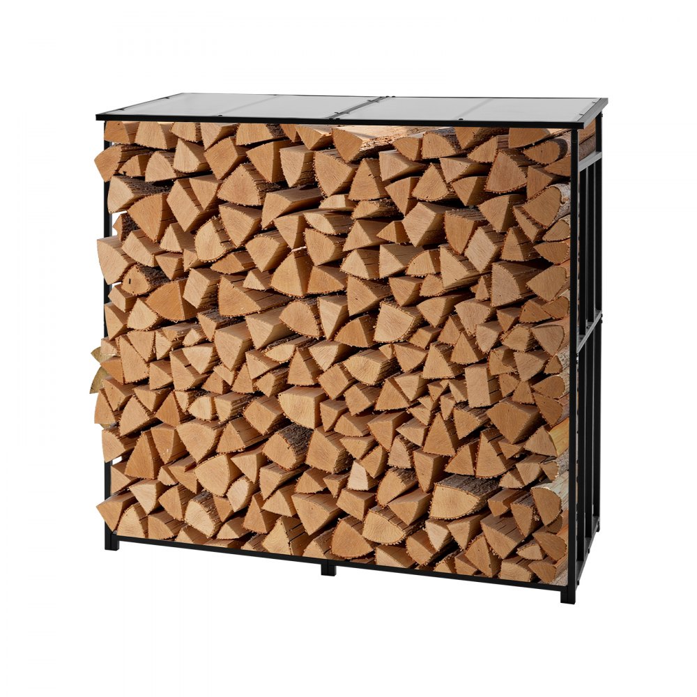 VEVOR Metall Kaminholzregal, 1850x700x1800 mm Brennholzregal, max. Tragkraft 300 kg
