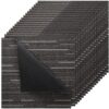 VEVOR Teppichfliesen 609,6 x 609,6 x 6 mm, 24er-Pack, modularer Teppichboden mit Fläche von 9 m²