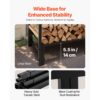 VEVOR Metall Kaminholzregal, 122x32x118 cm Brennholzregal, max. Tragkraft 181 kg – Bild 5 VEVOR Metall Kaminholzregal, 122x32x118 cm Brennholzregal, max. Tragkraft 181 kg – Bild 5