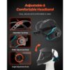 VEVOR Automatik Schweißhelm, 100 x 80 mm True Color, 4 Lichtbogensensoren – Bild 5