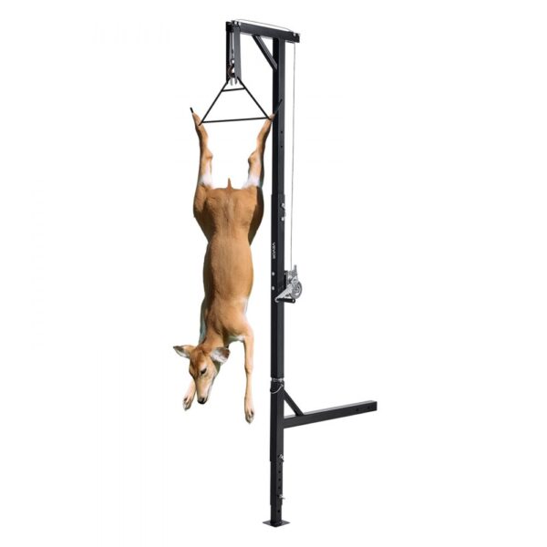 VEVOR Game Hoist mit Seilwinde & Gambrel, 181 kg Tragkraft, Lkw-Wildhebezeug mit 5,08 cm Empfänger