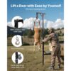 VEVOR Game Hoist mit Seilwinde & Gambrel, 181 kg Tragkraft, Lkw-Wildhebezeug mit 5,08 cm Empfänger – Bild 3