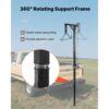 VEVOR Game Hoist mit Seilwinde & Gambrel, 181 kg Tragkraft, Lkw-Wildhebezeug mit 5,08 cm Empfänger – Bild 4