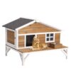 VEVOR Katzenhaus Outdoor, Katzenhöhle für Haus- & Freigängerkatzen im Winter 1105x853x787 mm