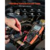 VEVOR Digitalmultimeter, 6000-Count TRMS DC/AC-Voltmeter-Stromtester, automatischer Bereichswahl für Strom – Bild 2