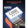VEVOR Digitalmultimeter, 6000-Count TRMS DC/AC-Voltmeter-Stromtester, automatischer Bereichswahl für Strom – Bild 3