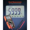 VEVOR Digitalmultimeter, 6000-Count TRMS DC/AC-Voltmeter-Stromtester, automatischer Bereichswahl für Strom – Bild 4
