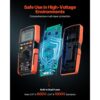 VEVOR Digitalmultimeter, 6000-Count TRMS DC/AC-Voltmeter-Stromtester, automatischer Bereichswahl für Strom – Bild 5