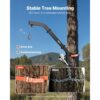 VEVOR Game Hoist zur Baummontage, Tragkraft 160 kg, 1200 x 310 x 130 mm – Bild 5