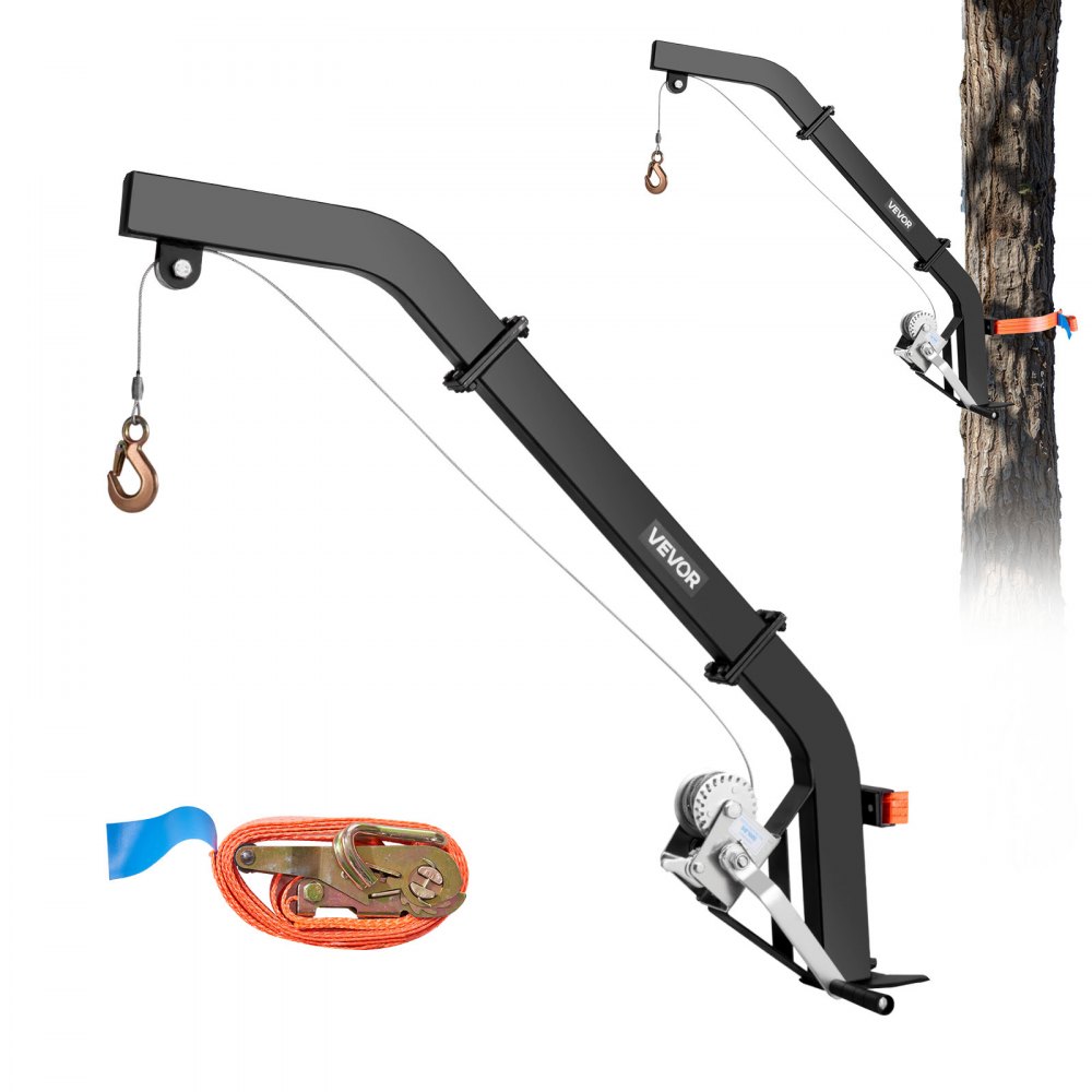 VEVOR Game Hoist zur Baummontage, Tragkraft 160 kg, 1200 x 310 x 130 mm