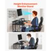 VEVOR Computertisch Bürotisch Schreibtisch mit intelligenten LED-Leuchten & Steckdosen – Bild 5