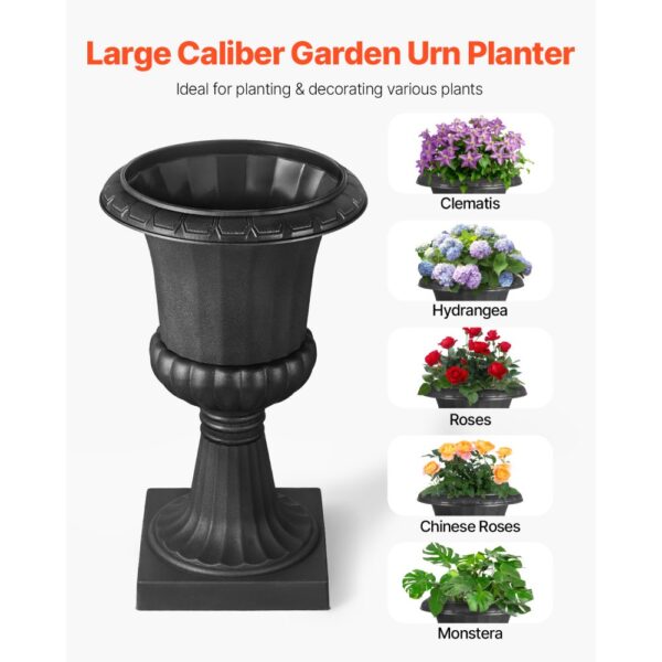 VEVOR Blumenspindel aus Kunststoff, 40x67 cm, 2er-Pack, Pflanzpokal. Pflanzkübel – Bild 2 VEVOR Blumenspindel aus Kunststoff, 40x67 cm, 2er-Pack, Pflanzpokal. Pflanzkübel – Bild 2