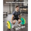VEVOR Trap Bar Hexagon Hantelstange Langhantel 50 mm 360 kg Tragkraft, Gewichtheben und Krafttrainingsgerät – Bild 2