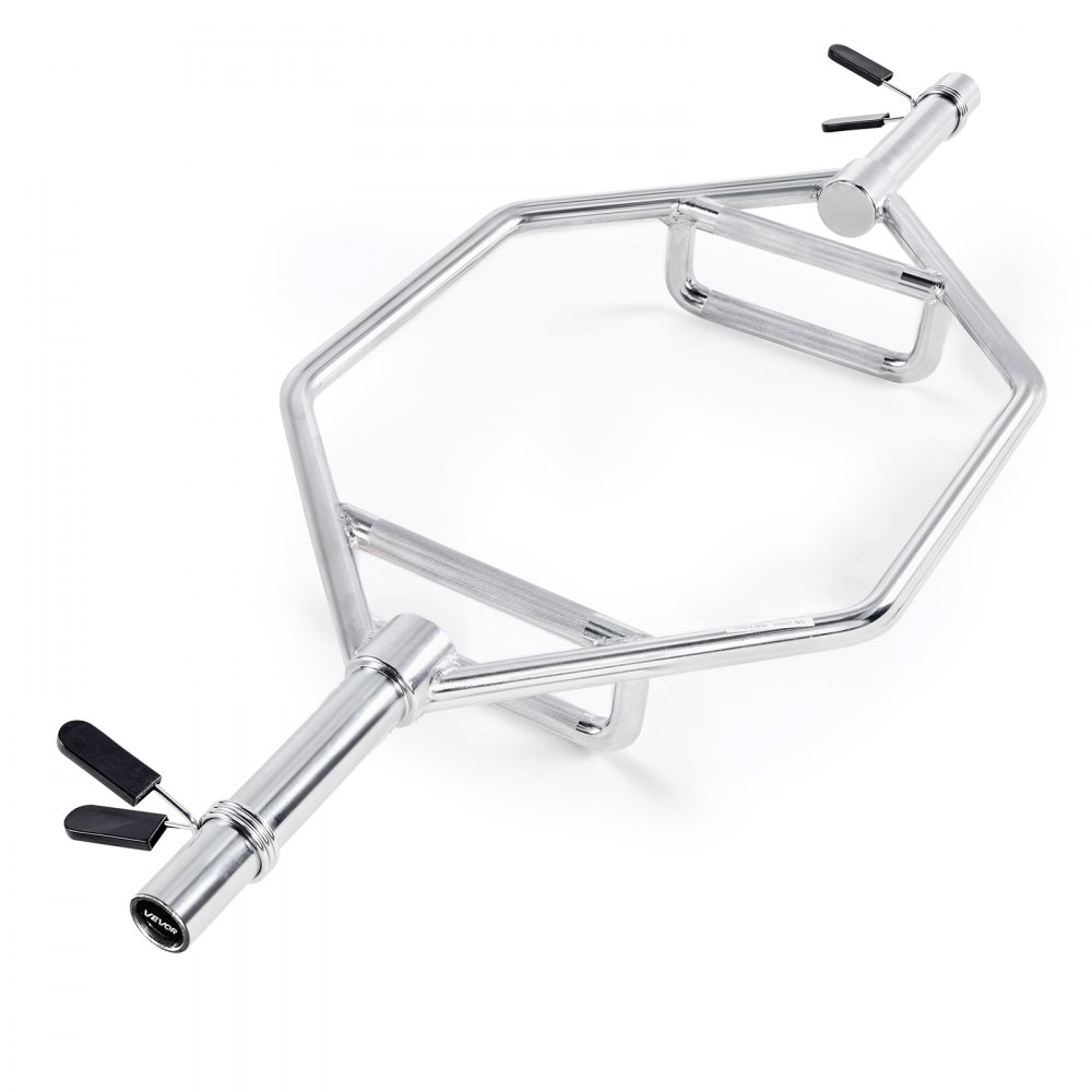 VEVOR Trap Bar Hexagon Hantelstange Langhantel 50 mm 360 kg Tragkraft, Gewichtheben und Krafttrainingsgerät