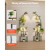 VEVOR Pflanzenständer mit Wachstumslichtern 2er Pack, 7-stufiger Blumenständer, 550x260x1665mm – Bild 2