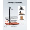 VEVOR Game Hoist, 136 kg Tragkraft, Wildhebezeug-Windenlift mit 5,08 cm Empfänger – Bild 4
