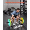 VEVOR Trap Bar Hexagon Hantelstange Langhantel 50 mm 240 kg Tragkraft, Gewichtheben und Krafttrainingsgerät – Bild 2