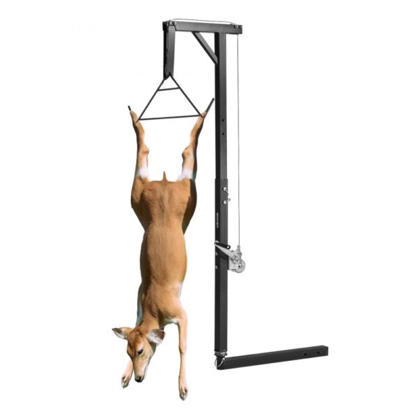 VEVOR Game Hoist mit Seilwinde & Gambrel, 136 kg Tragkraft, LKW-Wildhebezeug mit 5,08 cm Empfänger