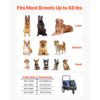 VEVOR Hundeanhänger, bis zu 40 kg, 2-in-1-Fahrradanhänger für kleine und große Hunde – Bild 3