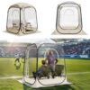 VEVOR Transparentes Zelt, 127x127x170 cm, Pop-up-Zelt für 1–2 Personen