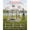 VEVOR Transparentes Zelt, 127x127x170 cm, Pop-up-Zelt für 1–2 Personen – Bild 2