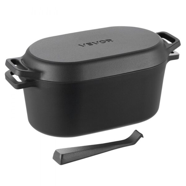 VEVOR Schmortopf aus emailliertem Gusseisen, 3,31 L Dutch Oven zum Backen von Sauerteigbrot VEVOR Schmortopf aus emailliertem Gusseisen, 3,31 L Dutch Oven zum Backen von Sauerteigbrot