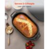VEVOR Schmortopf aus emailliertem Gusseisen, 3,31 L Dutch Oven zum Backen von Sauerteigbrot – Bild 2 VEVOR Schmortopf aus emailliertem Gusseisen, 3,31 L Dutch Oven zum Backen von Sauerteigbrot – Bild 2