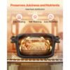 VEVOR Schmortopf aus emailliertem Gusseisen, 3,31 L Dutch Oven zum Backen von Sauerteigbrot – Bild 3 VEVOR Schmortopf aus emailliertem Gusseisen, 3,31 L Dutch Oven zum Backen von Sauerteigbrot – Bild 3