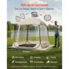 VEVOR Transparentes Zelt, 183x183x195 cm, Pop-up-Zelt für 5–6 Personen – Bild 2