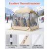 VEVOR Transparentes Zelt, 183x183x195 cm, Pop-up-Zelt für 5–6 Personen – Bild 5