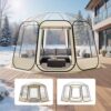 VEVOR Pop-up-Bubble-Zelt, 366 x 345 x 220 cm, transparentes Campingzelt, 540°-Panoramablick