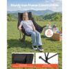 VEVOR Campingstuhl Beheizt 1030 x 920 x 950 mm, 3 Heizstufen, Tragkraft 102 kg – Bild 3