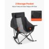 VEVOR Campingstuhl Beheizt 1030 x 920 x 950 mm, 3 Heizstufen, Tragkraft 102 kg – Bild 4