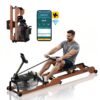 VEVOR Rudergerät 6-stufiger leiser Widerstand, 158 kg Gewichtskapazität, immersives Rudergerät