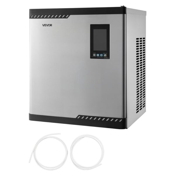 VEVOR kommerzielle Eismaschine, 136 kg/Tag Edelstahl-Eismaschine mit intelligentem Bedienfeld, Nur Kopf VEVOR kommerzielle Eismaschine, 136 kg/Tag Edelstahl-Eismaschine mit intelligentem Bedienfeld, Nur Kopf
