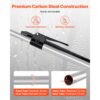 VEVOR 2 x Cargo Bar Ratschen Ladestange verstellbar 2261-2641 mm – Bild 4
