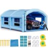 VEVOR aufblasbare Lackierkabine Spritzkabine 10 x 6 x 4 m, Runddach, Spritzlackierung für Metallteile von Auto