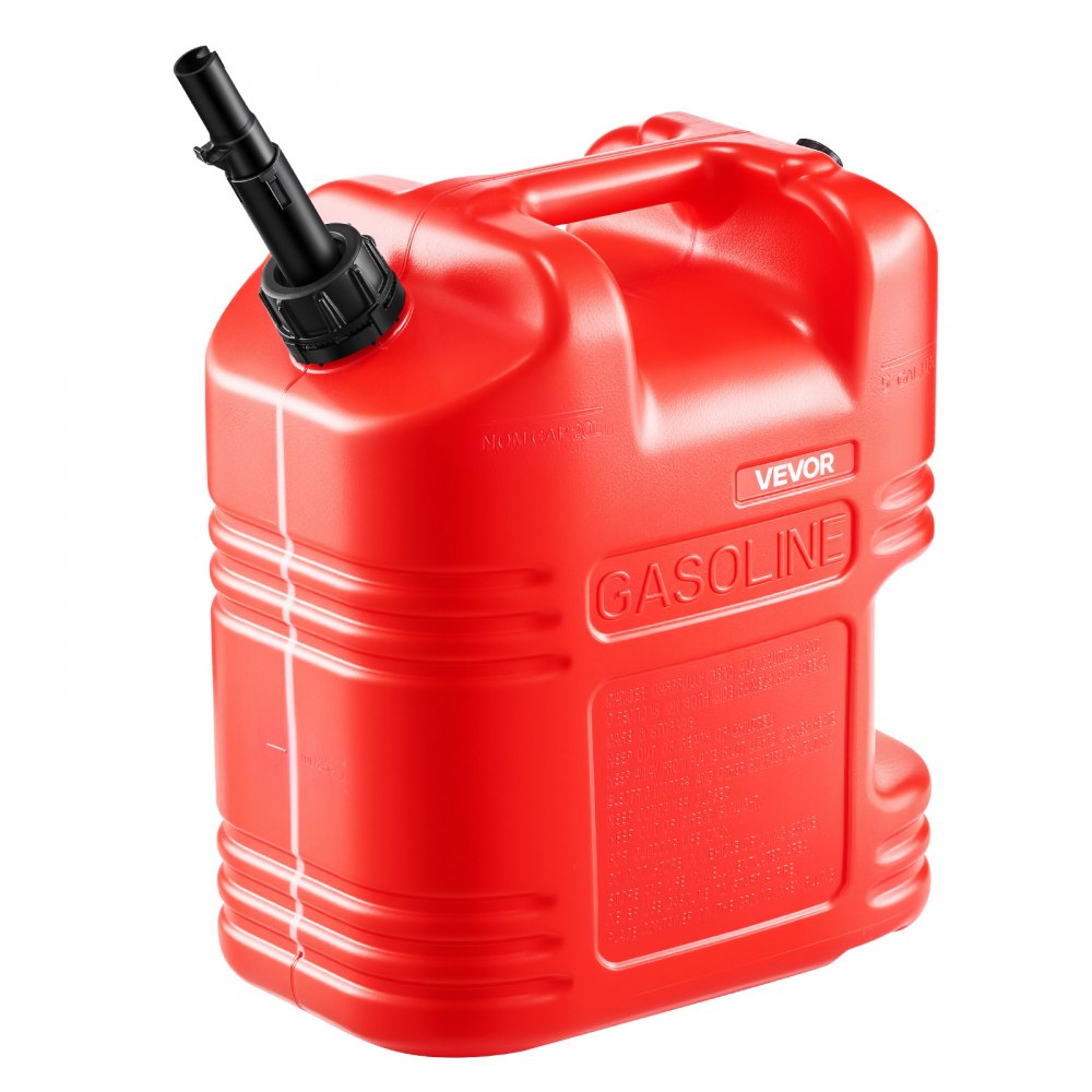 VEVOR Kraftstoffkanister, 19 L, Benzinkanister mit Ausguss & klarer Skala, max. Durchflussrate15 L/min, 1 Stk.