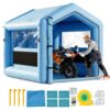 VEVOR aufblasbare Lackierkabine Spritzkabine 3 x 2,5 x 2,5 m, 210D Oxford-Gewebe, Spritzlackierung Blau