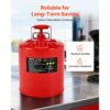 VEVOR Sicherheitskanister, 19 L Typ II Sicherheitsbehälter mit Flammensperre, Rot – Bild 3