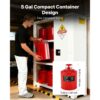 VEVOR Sicherheitskanister, 19 L Typ II Sicherheitsbehälter mit Flammensperre, Rot – Bild 4