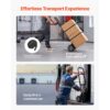 VEVOR Sackkarre, 272 kg Tragkraft, Transportkarre 480x460x1200mm, tragbarer Rollwagen mit Zurrgurt – Bild 5