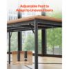 VEVOR Konferenztisch Besprechungstisch für 6-8 Personen 180 x 90 cm (L x B) rechteckiger – Bild 5