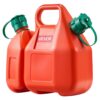 VEVOR Kraftstoffkanister, 6 L Kraftstofftank mit Ausguss & 1,9 L zusätzlichem Ölbehälter, ATVs & UTVs