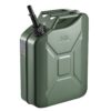 VEVOR Kraftstoffkanister Metall 20 L, Benzinkanister mit Ausgießer & Komfortgriff, 6 L/min Durchflussrate